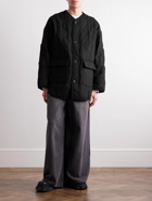 The Frankie Shop - Ted Oversized Quilted Drill Jacket - Black