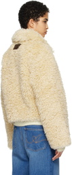 Axel Arigato Beige Dakota Faux-Shearling Jacket