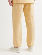 UMIT BENAN B - Richard Pleated Woven Suit Trousers - Yellow - IT 46