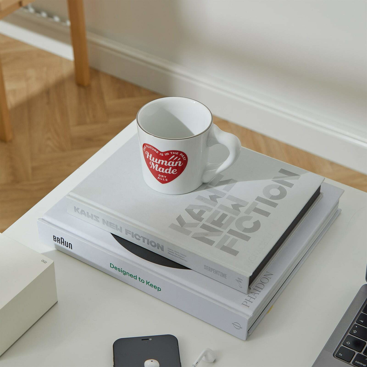 Human Made Men's Heart Coffee Mug in White 