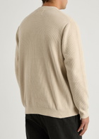 NN07 Danny Rib-knit Sweatshirt Ecru
