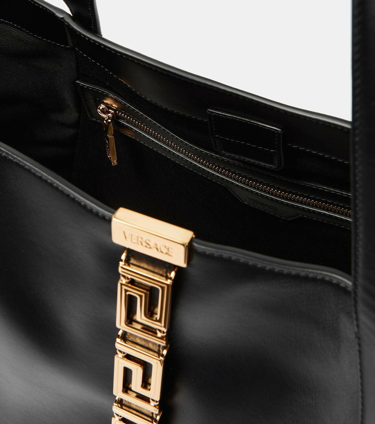 Versace Greca Goddess Large leather tote bag Versace
