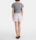 Leset Yoshi striped cotton-blend twill boxers