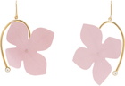 Marni Poplin Flower Hook Earrings