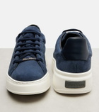 Max Mara Suede platform sneakers