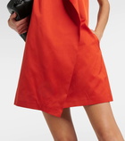 Max Mara Edmea gathered minidress