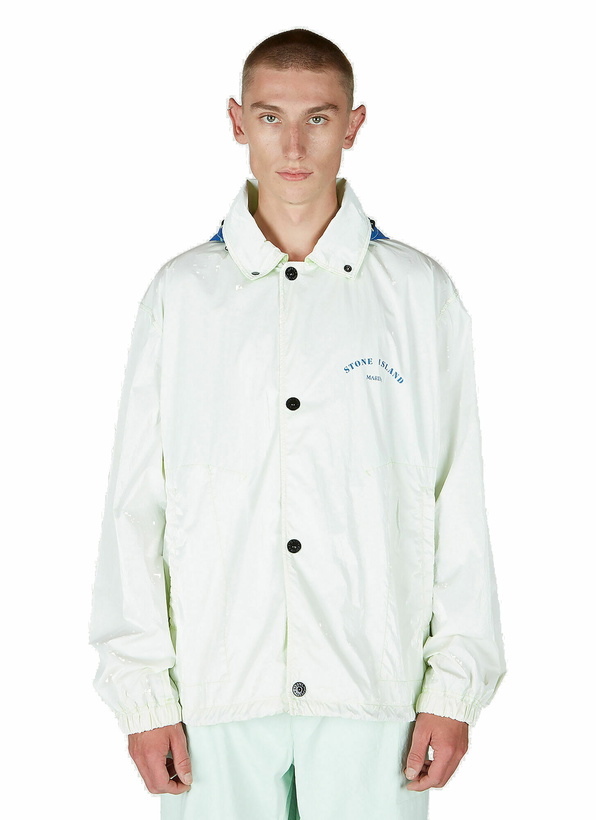 Photo: Stone Island - Marina Ripstop Jacket in Light Green