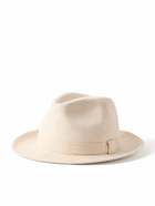 Anderson & Sheppard - Cotton-Canvas Fedora - Neutrals