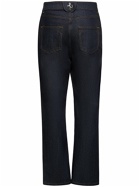 FERRARI - 19.5cm Straight Rinse Cotton Denim Jeans