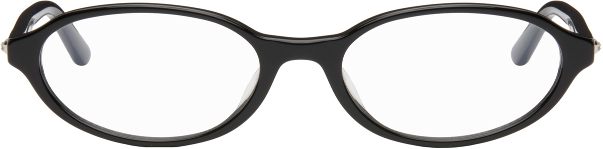 BONNIE CLYDE Black Oval Baby Glasses