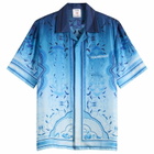 Casablanca Men's Egyptian Rug Shirt in Blue