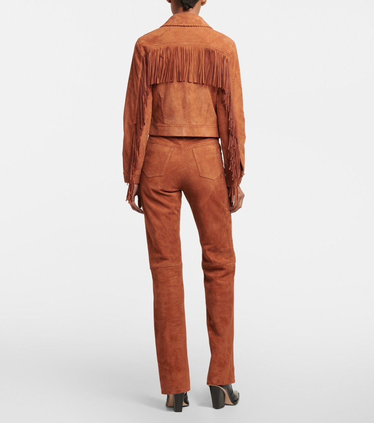 Dodo Bar Or Suede jacket with fringe