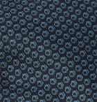 Dunhill - 8cm Printed Mulberry Silk Tie - Blue