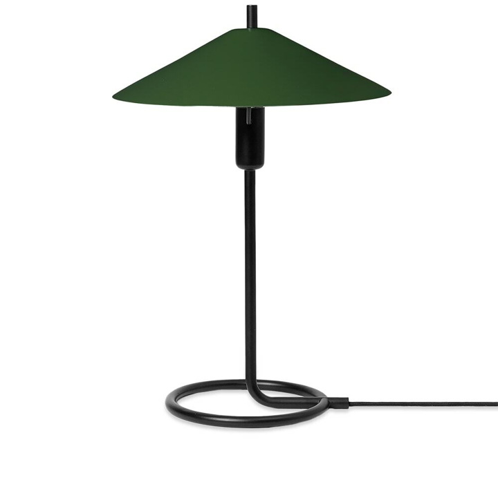 Photo: ferm LIVING Filo Table Lamp in Black/Dark Olive