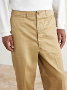 OrSlow - Straight-Leg Cotton-Twill Trousers - Neutrals
