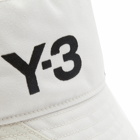 Y-3 Men's Bucket Hat in Talc