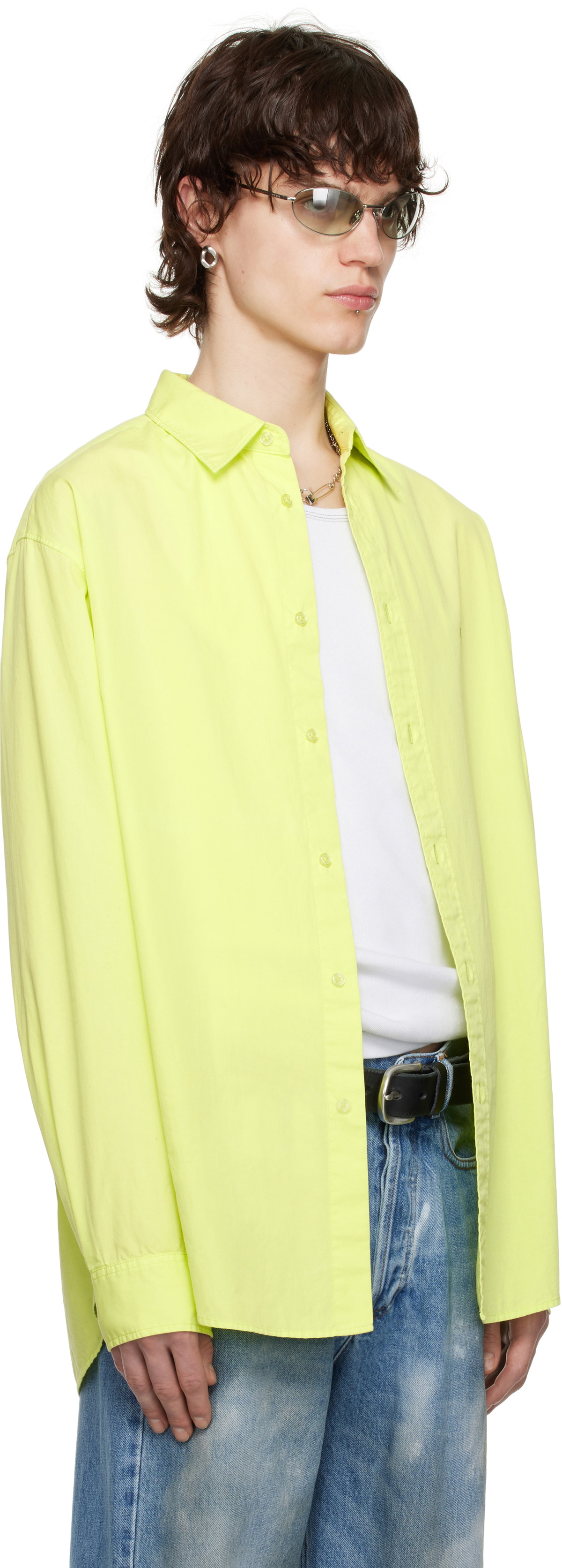 Still Kelly Green Oversized Fit Shirt