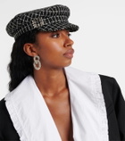 Roger Vivier Embellished newsboy cap