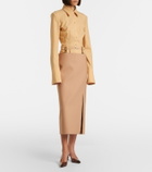 Mugler Pleated shirt