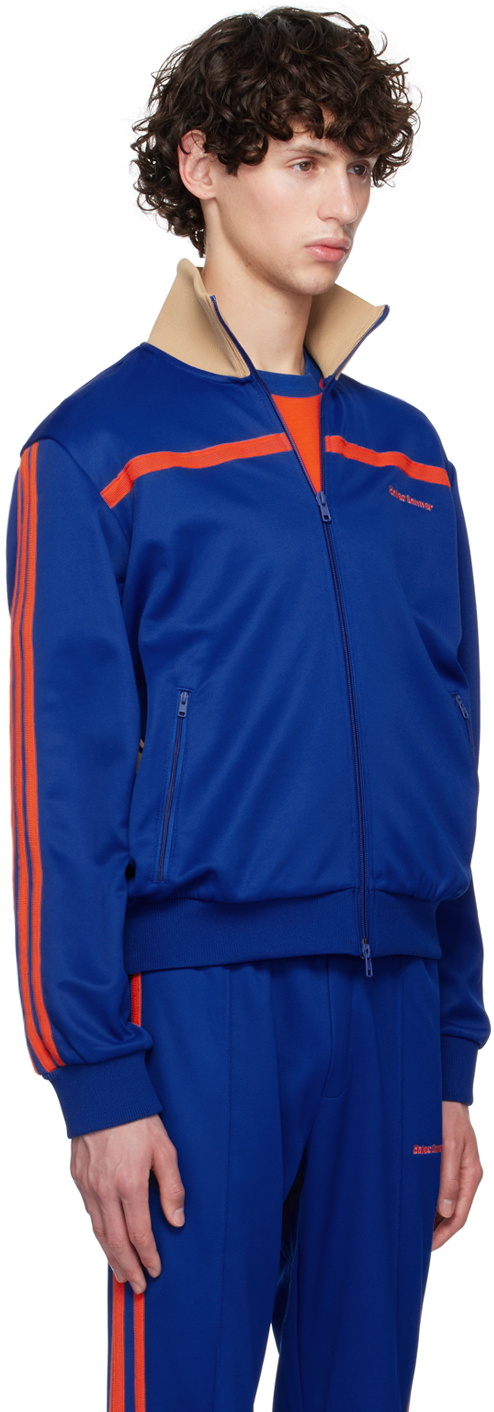 Wales Bonner Blue adidas Originals Edition Stand Collar Wales Bonner Blue adidas Originals Edition Stand Collar