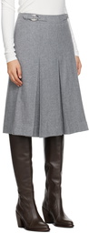 rag & bone Gray Garnet Midi Skirt