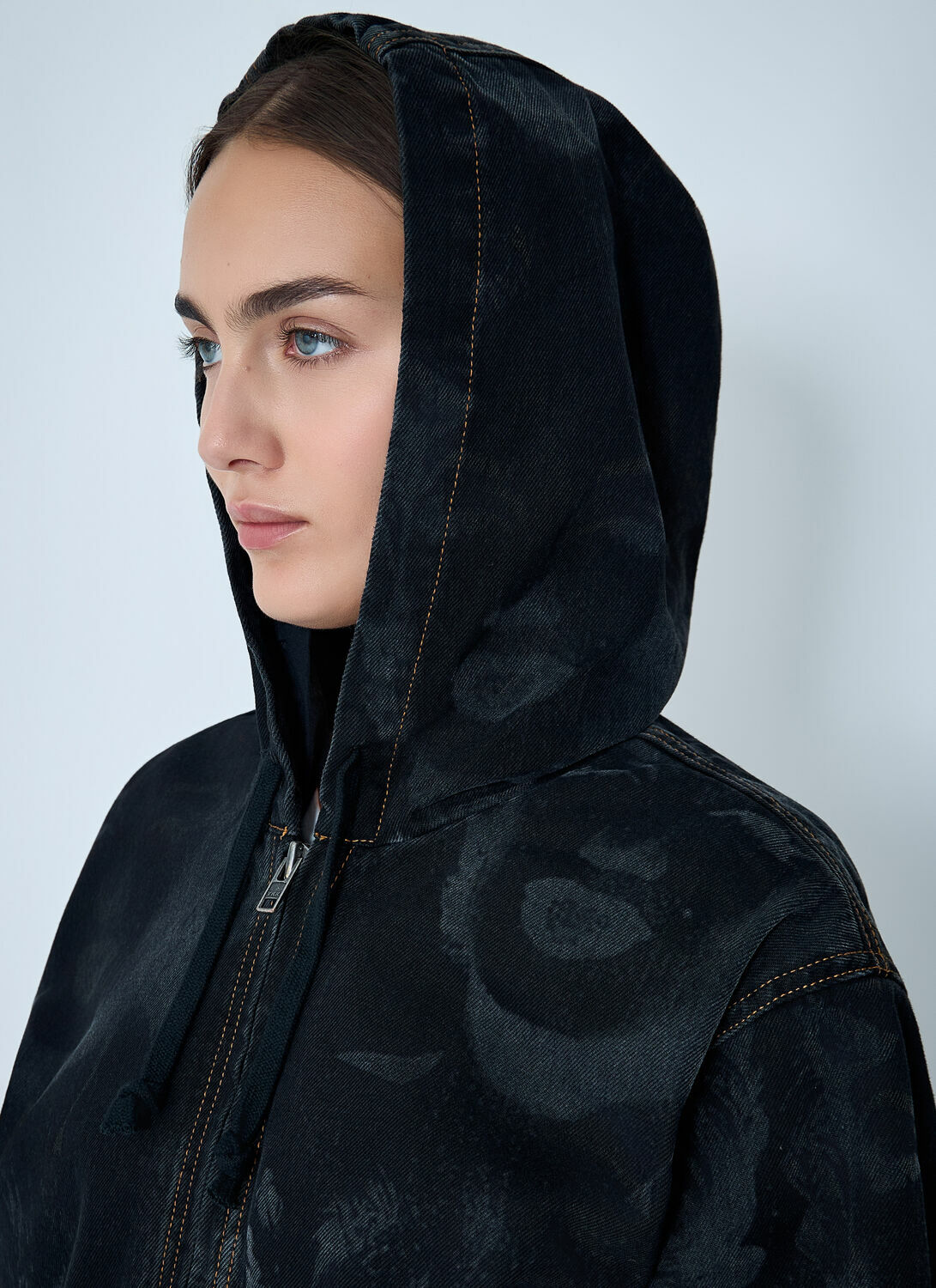 VAQUERA Marilyn Denim Hooded Jacket