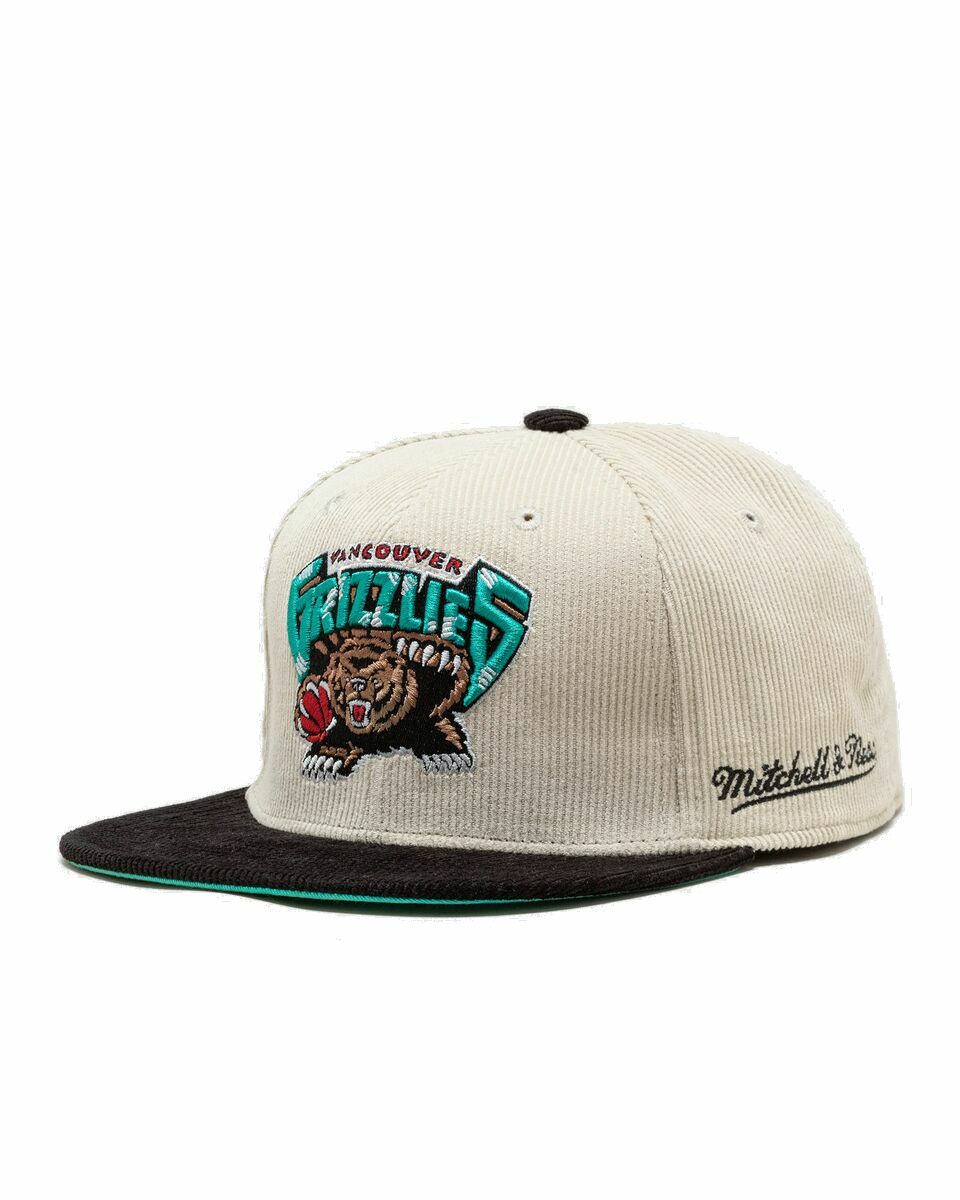 Photo: Mitchell & Ness Nba 2 Tone Team Cord Fitted Hwc Memphis Grizzlies White - Mens - Caps
