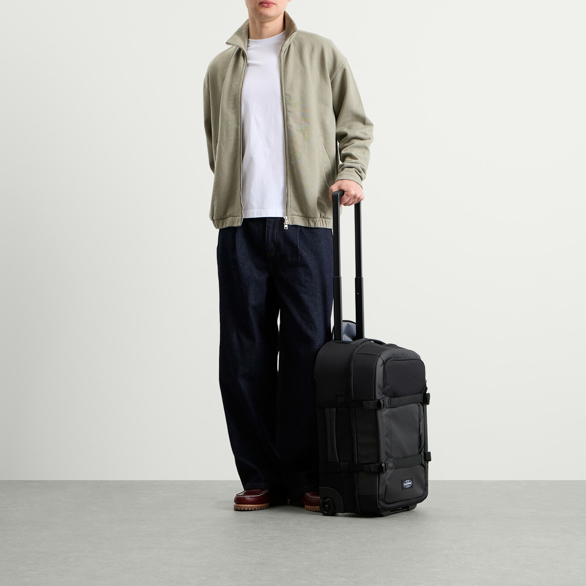 Eastpak Transit'r Pro Luggage Case - Small in Black Pro Coated 