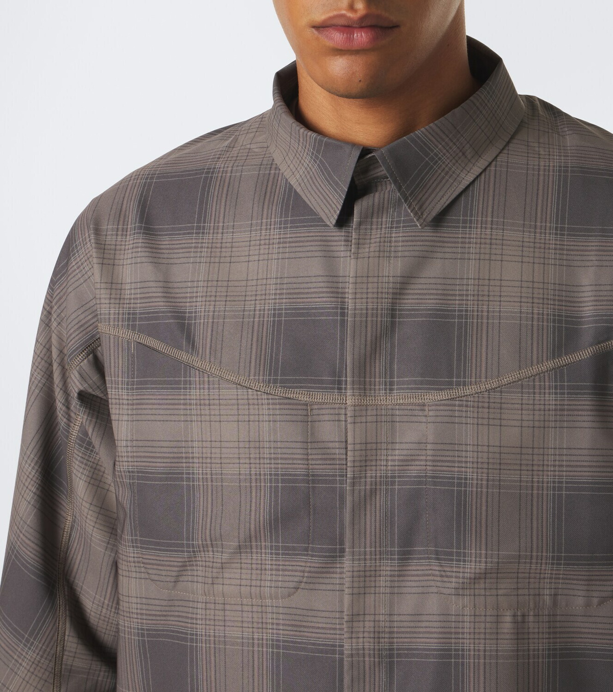 Satisfy Plaid flannel jacket