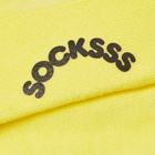 Socksss Men's V001 Tennis Sock in Lemon Snow