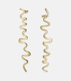 Ysso Shore 24kt gold-plated drop earrings