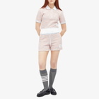 Thom Browne Women's Tweed Shorts in Orange