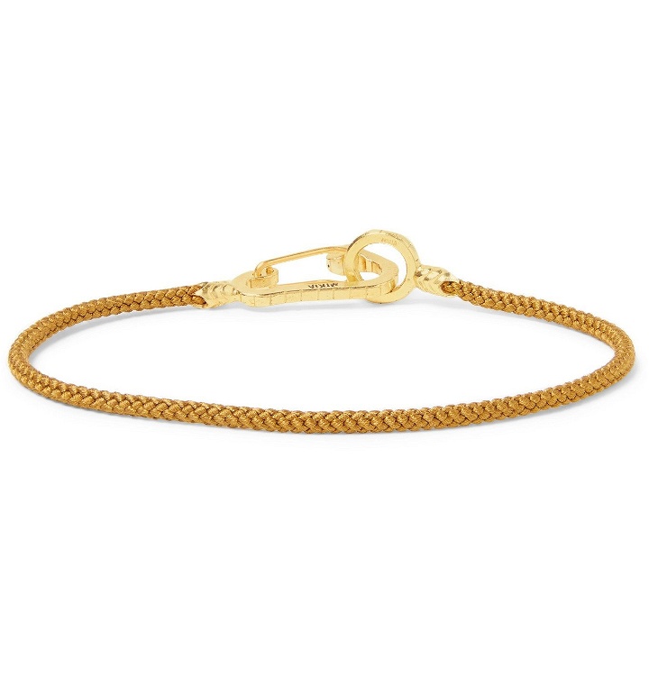 Photo: Mikia - Cord and Gold-Tone Bracelet - Brown