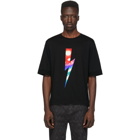 Neil Barrett Black City Lights Lighting Bolt T-Shirt