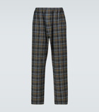 Undercover - Checked wool pants