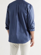 TURNBULL & ASSER - Button-Down Collar Cotton Shirt - Blue