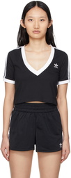 adidas Originals Black Adicolor Classics Cropped T-Shirt