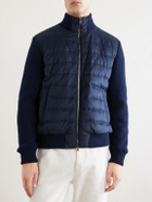 Herno - Quilted Twill Down Jacket - Blue