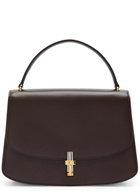 The Row Sofia 10 Leather top Handle bag - Dark Brown - One Size