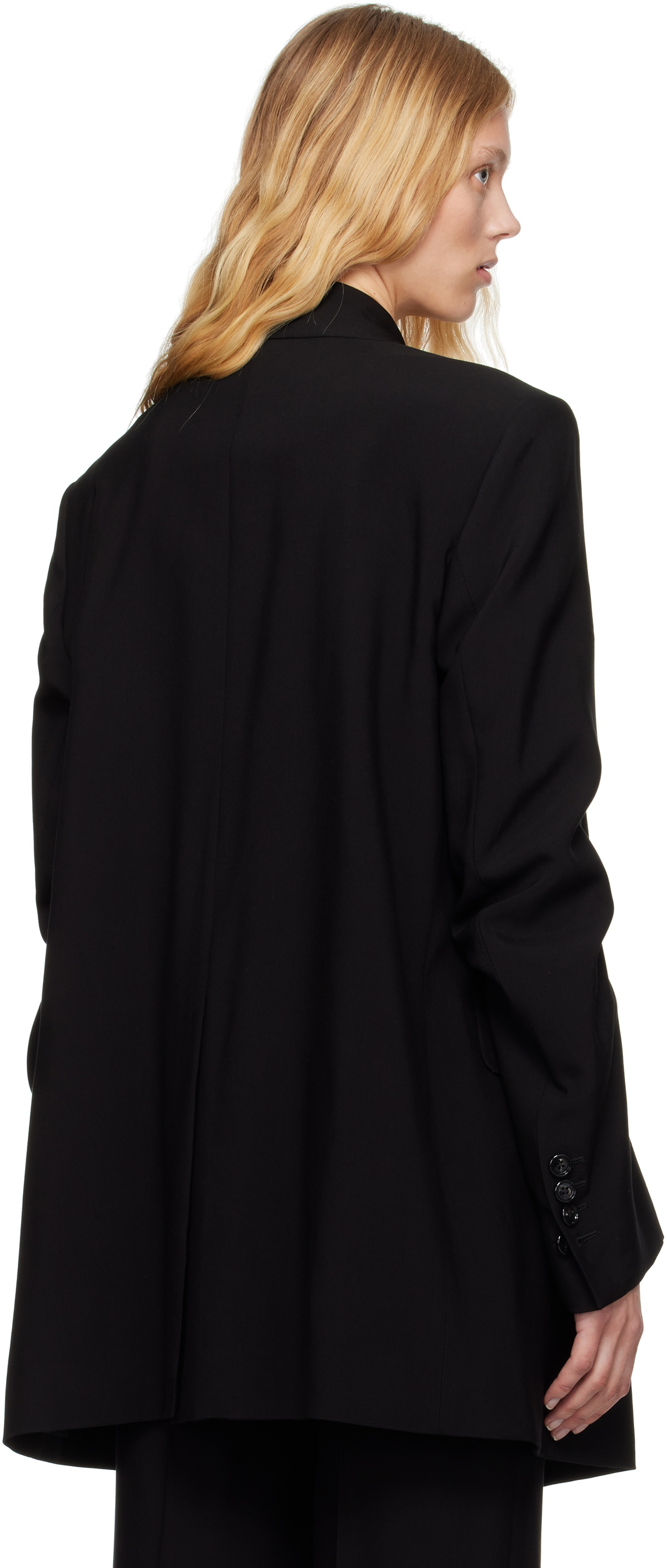 Ann Demeulemeester Black Agnes High Comfort Tailorerd Blazer