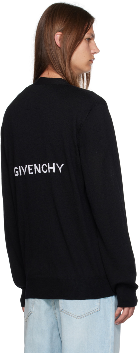 Givenchy Black Archetype Cardigan