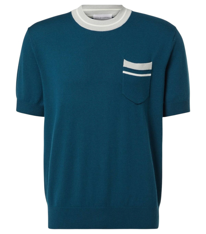 Photo: King & Tuckfield Knitted wool T-shirt