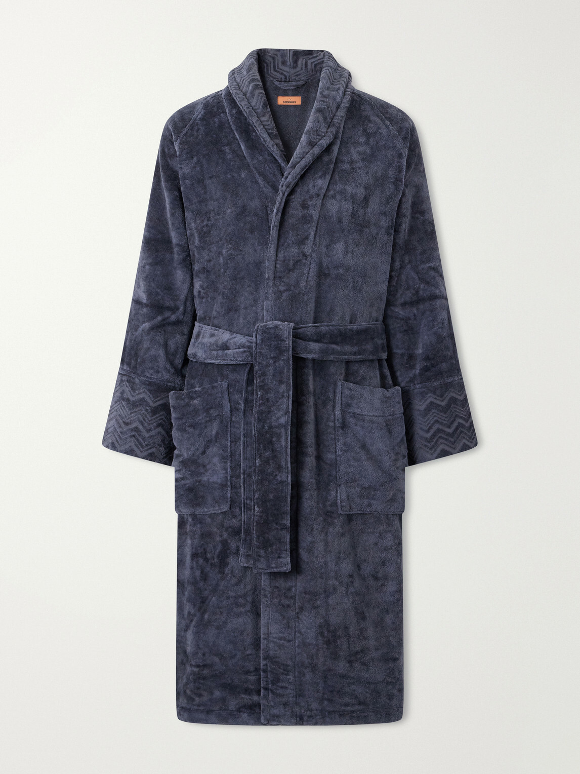 Missoni Home - Giorgio Cotton-Terry Robe - Blue