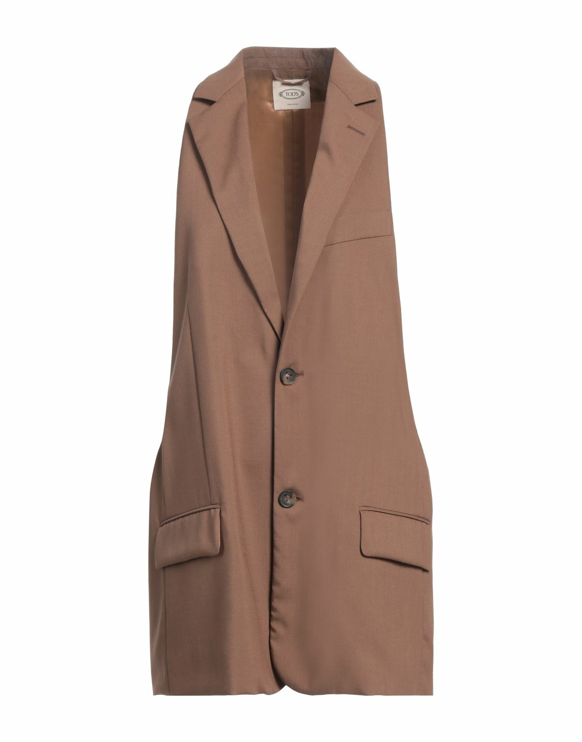 Tod's Womens Tailored Vest in Brown