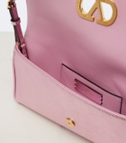 Valentino Garavani DeVain Small metallic leather shoulder bag