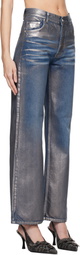 MISBHV Silver Coated Dirt Jeans