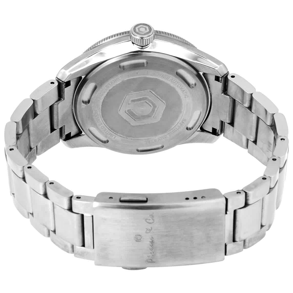 Picasso and Co Automatic Blue Dial Stainless Steel Mens Watch PWSOB001