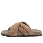 Anine Bing Women's Lizzie Slides in Brown