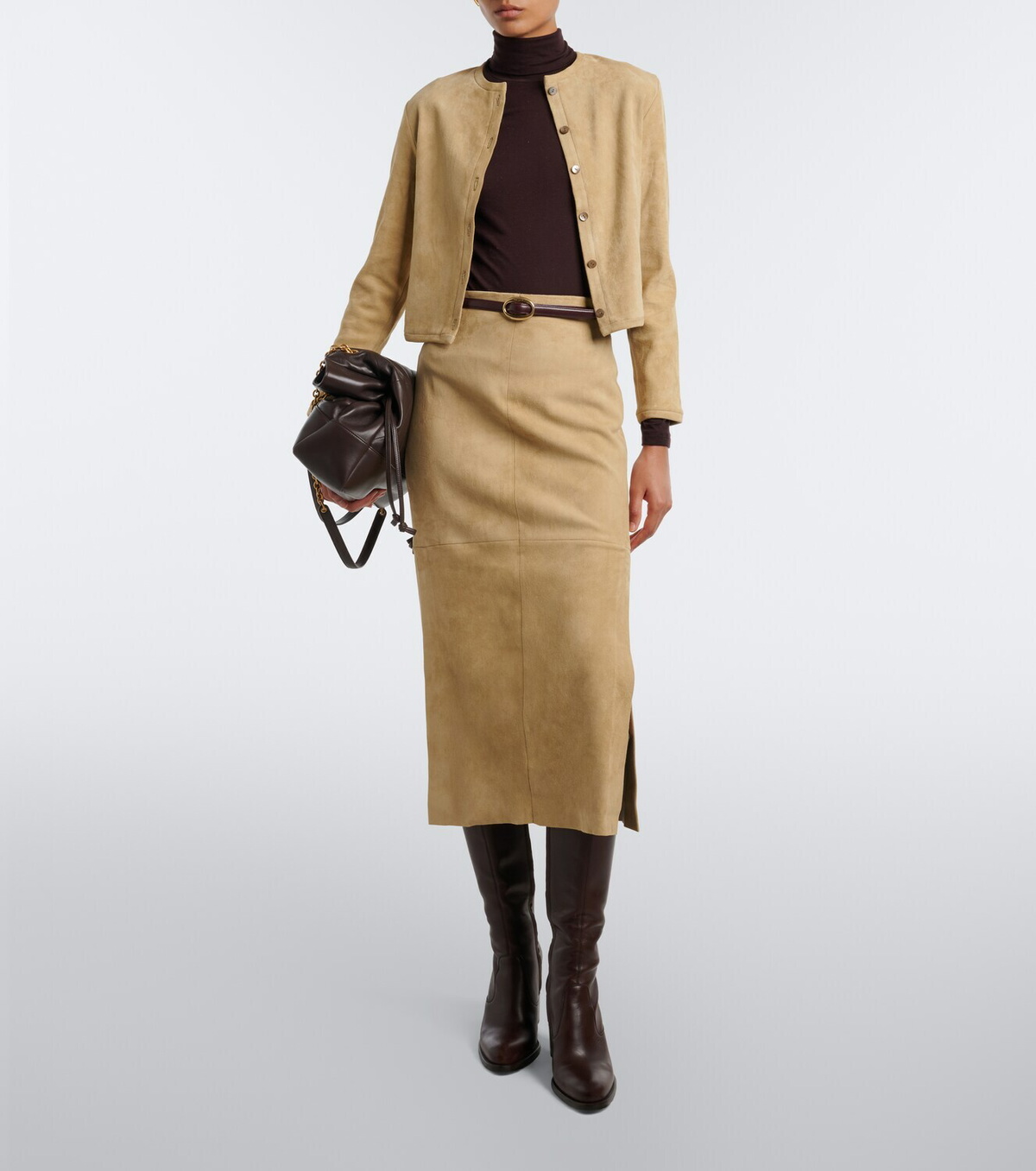 Stouls Astrid suede cardigan
