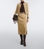 Stouls Astrid suede cardigan